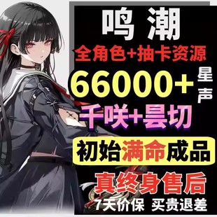 鸣潮国际服国服初始号自抽亚服欧服美服东南亚千咲弗洛洛守岸人专