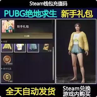 绝地求生pubg新手礼包补给箱小小鸡仔通行证亡灵节钱包CDK充值g币