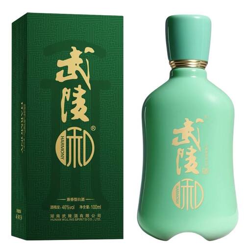 可兑奖!新品武陵和 小酒版46度 兼香型纯粮100mL装