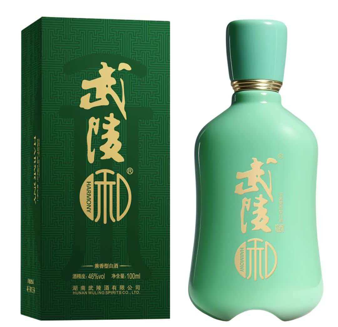 武陵新款小和酒 浓酱兼香型白酒 46度 100mL小酒版原箱带兑奖