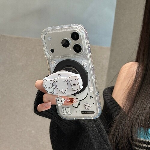 大头狗吊坠磁吸支架适用vivo iQOO15T/Z11turbo/Z10x手机壳neo9pro/6SE/8/ultra/13/11S软胶Z9女U5全包Z8X透