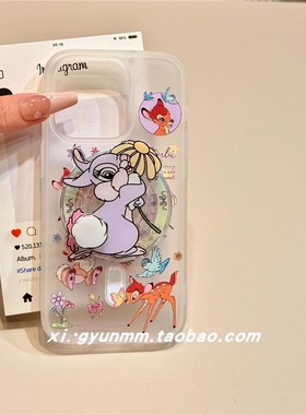 桑普兔磁吸旋转支架适用三星S25/S24ultra/Note20/M55/A56/S20手机壳S8可爱s23+A16/A71防摔S8+S21fe磨砂A55