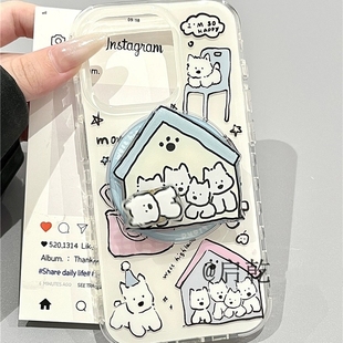 Ultra手机壳Z70 ZTE ULTRA Z40Spro A51可爱Z11MAX软N2红魔10pro Z50 西高地屋子旋转磁吸支架适用努比亚Z60