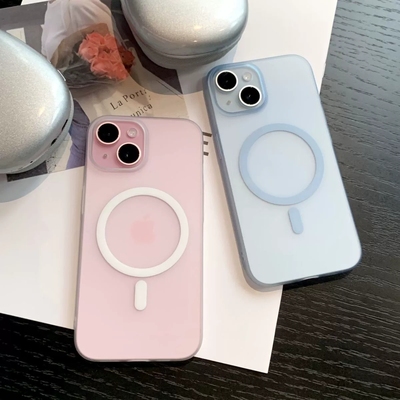 冰雾pp超薄磨砂内置磁吸强吸附适用华为荣耀200/100pro/90手机壳80GT大孔镜头80曲屏肤感磨砂轻薄软壳透明