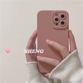 13手机壳14 10pro冷淡风9液态NOTE13全包12 适用小米15 10S 11青春K90纯色civi3砂粉色mix4液态硅胶防摔女