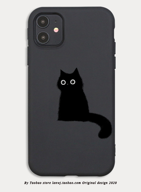 极简INS风k20红米k60至尊版k50适用14小米10手机壳note11猫咪9/K40S/K30pro小众87/note12turbo小众13/12磨砂