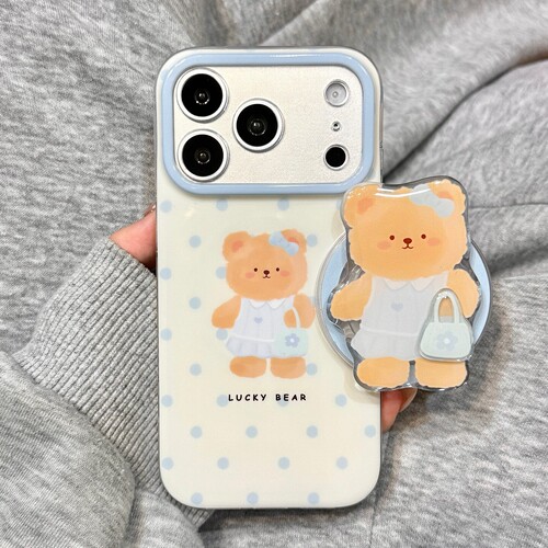 小熊挎包旋转磁吸支架适用oppo realme NEO8/GT7真我13/GT2大师探索GT8pro/neo6se手机壳16PRO+14可爱V70/V50