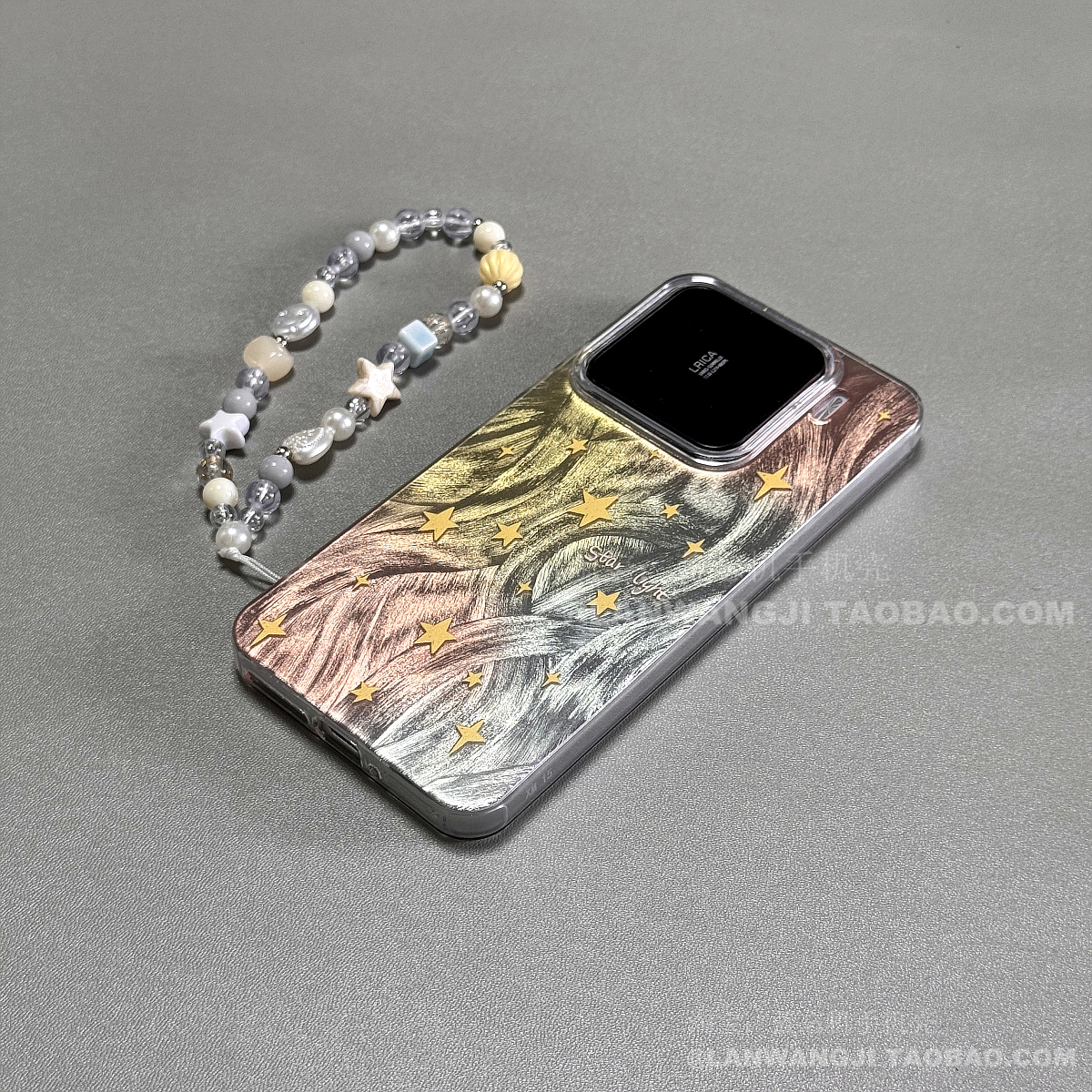 小星星渐变双层IMD适用三星A56/S25Ultra/S24手机壳S23女生s22FE/A32/A53/A54挂绳A22/A05/A55女A34新款小众