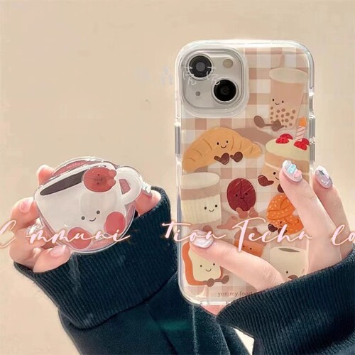 咖啡杯旋转磁吸支架适用A3/OPPO findx8S+/X7可爱A5PRO手机壳Reno13/12/11F/875pro趣味K12S/A72/A57/A98/A2m