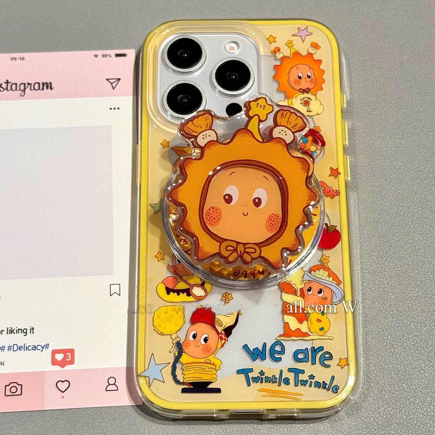 趣味磁吸星星人支架女适用A5/OPPO FindX9pro/Reno14/13/12/11F/10手机壳X8ultra/A78/A6新款K13/A2X/A58女A3