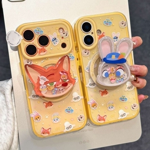 11F OPPO 疯狂动物城磁吸支架适用A3 10手机壳A78情侣A6pro A98 X8S FindX9 A5X卡通A57 Reno15 K13