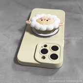 X60pro 手机壳Y76s x70 磁吸小羊支架适用S18全包vivo y100i可爱x80 S18 s10 X90硅胶Y77 X100S y33T新款 A56