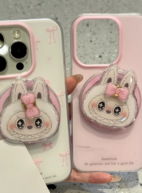 蝴蝶结旋转磁吸支架适用华硕ZenFone 11手机壳传音HOT40/15pro红魔10Spro+infinx Smart8可爱Phone 3Apro软萌