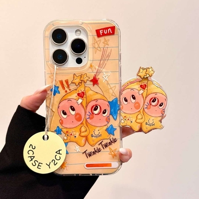 星星人旋转磁吸支架适用P50e华为nova14/13/12/10/9867SE手机壳pura80/mate70带链条P60畅享80S硬P40/P30pro