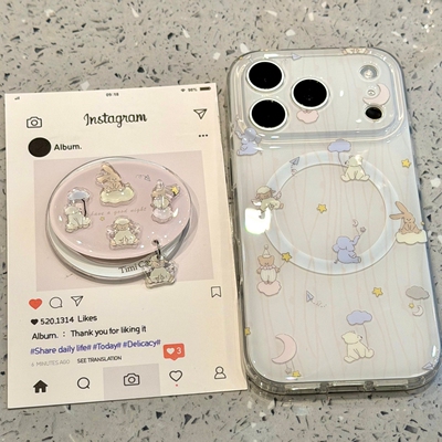 小动物挂件磁吸支架适用vivo X300/X200S/S30/X90手机壳V23e/S50promini/V40/Y78+Y37C/Y36可爱S19/X80/X7060