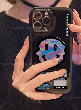 炫彩镭射感oppo reno10/987手机壳346/9PRO+渐变A56S男女A1pro/A57笑脸K10酷飒A9x/A32/a8潮A72/findx5/X3pro
