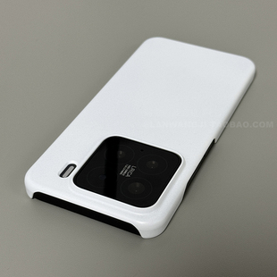 雪白不包按键防摔壳适用K80小米15ultra/14红米note13/11/9PRO手机壳12塑料14硬套civi3大孔薄k50/K30男k40S