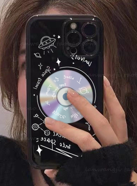宇航员光盘适用iQOO10/11pro手机壳vivo爱酷neo5S/Z7x硅胶neo6se镭射983/z1男生U5极光6创意neo7竞速版neo7se