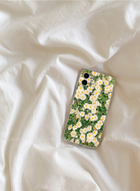 菊花k20红米k40适用小米12手机壳note11文艺10pro绿色7清新K30S小众89