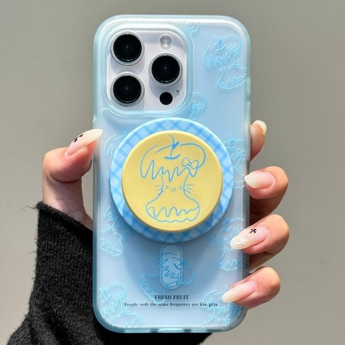线条苹果核磁吸支架适用vivo iQOO z9turbo/Z10手机壳neo9pro/6SE/89超好看iqoo13/11S/12/U5e透蓝Z8/U1X/Z7i