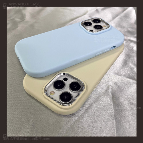 椭圆气囊壳奶蓝色适用vivo x200/S17t/X70/X300/X90S手机壳S20/15/X80/Y33s硅胶51s/y78情侣Y35+/y53S/y76S软