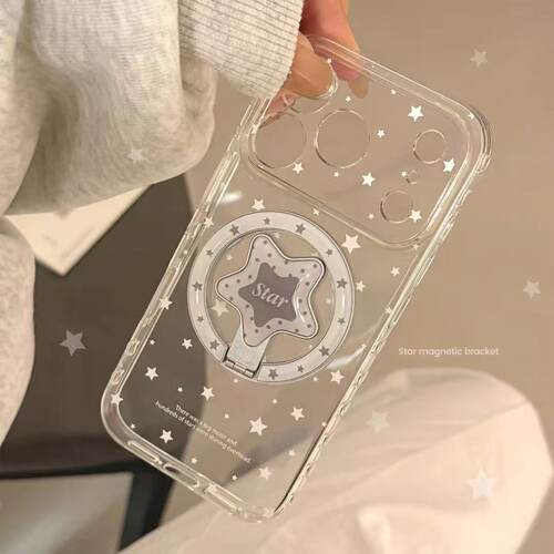 磁吸360旋转星星支架适用NOthing 4A/3手机壳2谷歌Pixel11/10PRO/87硅胶Pmote edge60pro软胶G56/ROG9全包G54