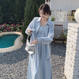 新品！慵懒风海边度假防晒服3件套8325P160K228，女装套装/套裙，2C060