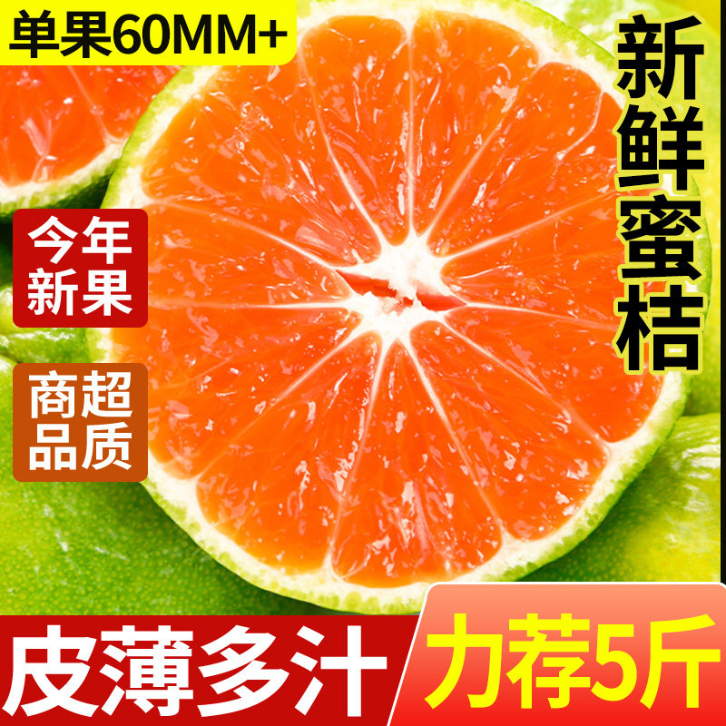 云南蜜桔新鲜时令水果应当季现货速发酸甜多汁整箱中大果整箱发出