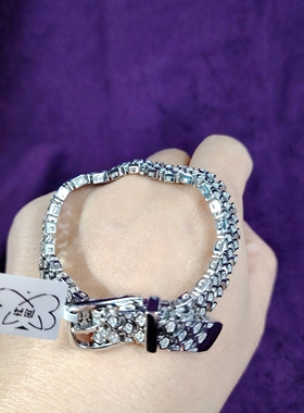 向卉意大利中古美饰925银美人鱼手链