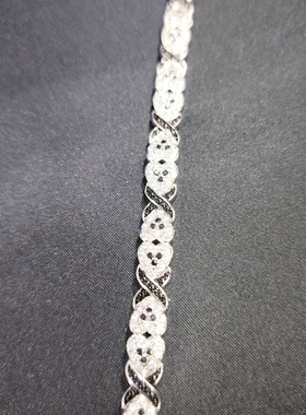 向卉意大利中古爱心手链