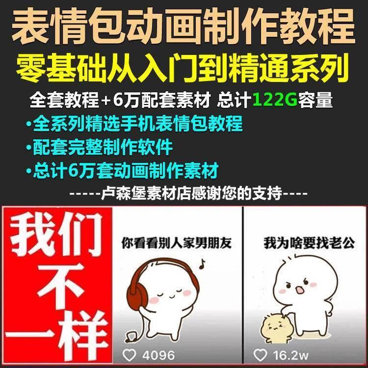 抖音表情包动画素材制作教程卡通动态可爱小熊短视频教学gif动画