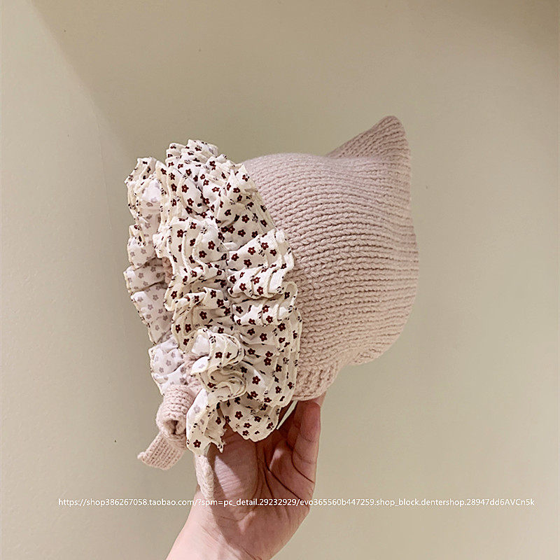 儿童帽子女童公主帽秋冬季保暖护耳帽女宝宝针织帽可爱毛线帽超萌,童装/婴儿装/亲子装,帽子,淘宝优惠券,粉丝福利购,淘宝优惠卷