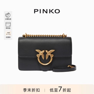 PINKO女士Love 光滑皮革小号单肩包手提包100074A0F1 Bag
