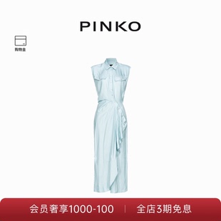 连衣裙103514A1WU 式 PINKO女士设计感无袖 衬衫