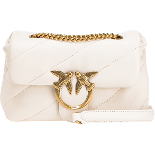 PINKO女士通勤PUFF飞鸟链条单肩斜挎手提包燕子包100039A0F2