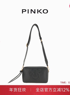 PINKO2025压花 logo 相机包104336A29Q