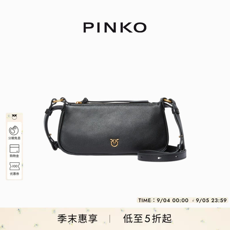 PINKO女士通勤休闲皮革单肩包斜挎包105069A0QO图片