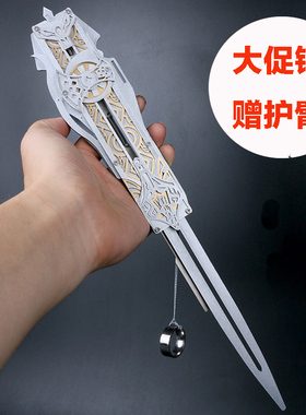 【黑马】刺客电影塑料袖剑二段直跳COSPLAY漫展武器电影道具信条