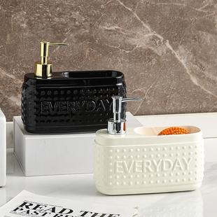 欧式方形按压洗手液乳液器洗衣液洗发水沐浴露洗洁精大容量分装瓶