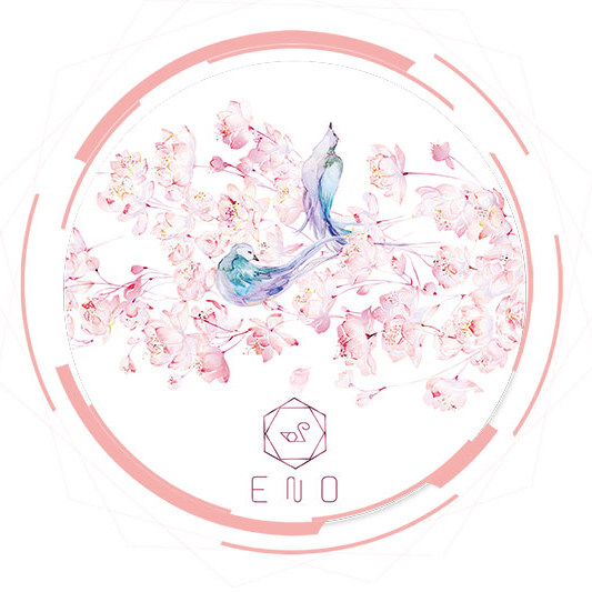ENO 特殊油墨 上野樱花 和纸胶带 整卷带离型纸by:ENOFNO