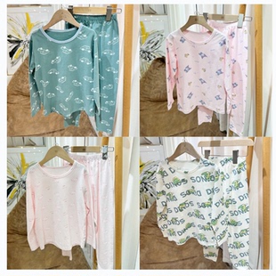 25年长腿叔叔儿家居服春秋薄纯棉内衣宝宝薄款 睡衣男孩女孩打底衫