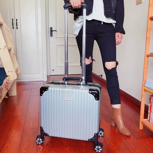 Маленький чемодан, свежая универсальная сумка, в корейском стиле, 18 дюймов