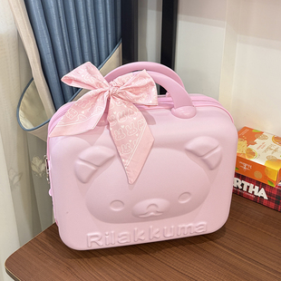 14寸小熊行李箱结婚伴手礼女伴娘盒子高级感箱子手提袋高档礼盒