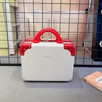 Двойная ручка белая с красным