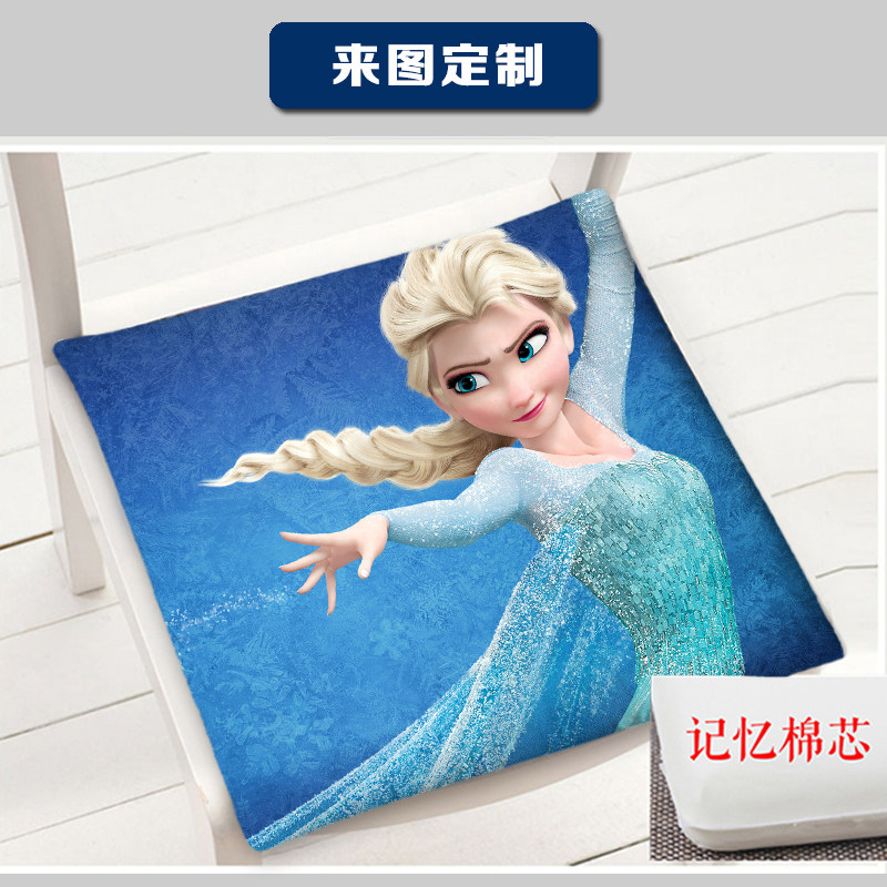 来图定制冰雪奇缘卡通学生椅垫艾莎安娜公主板凳垫软坐垫女儿礼物|msdalam kategori rumah Fabrik, kusyen/Upholstery/kusyen sofa, Upholstery - dari Buy2taobao.com untuk memberikan perkhidmatan ejen Taobao profesional membeli