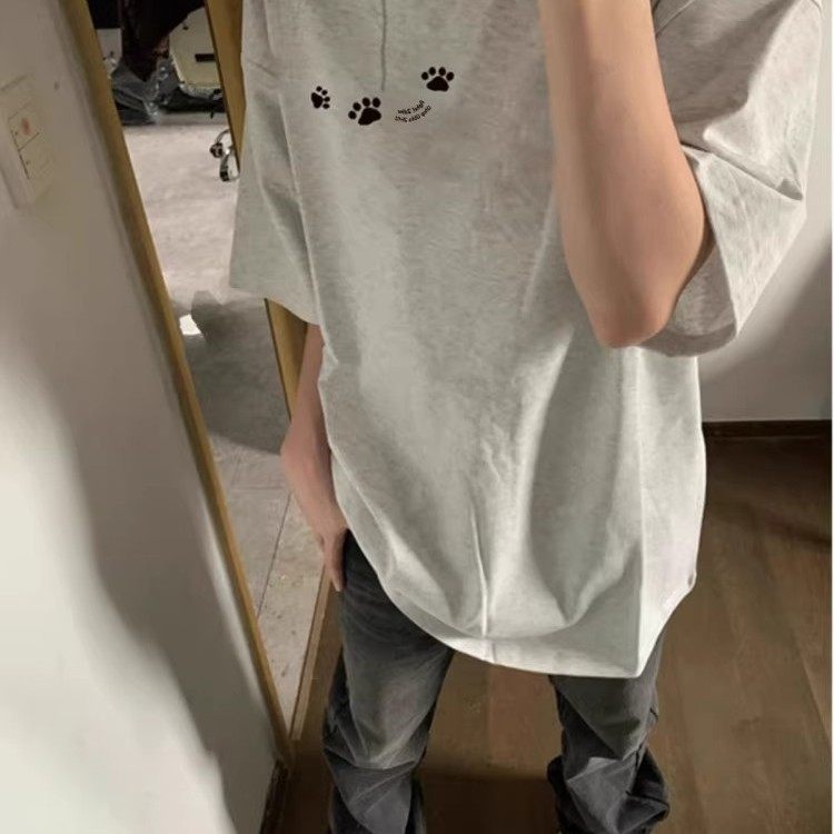 美式高街初中生短袖t恤女夏季宽松设计感小众重磅oversize上衣潮,女装/女士精品,T恤,淘宝优惠券,粉丝福利购,淘宝优惠卷