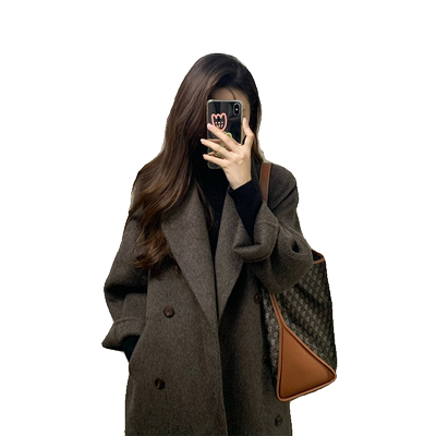 双面羊绒大衣女韩版显瘦宽松