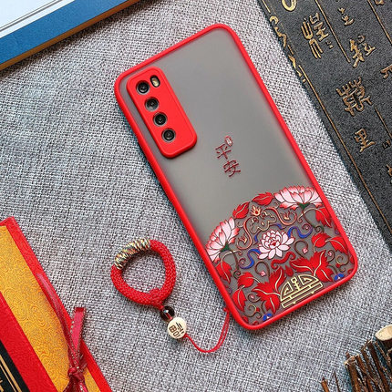 适用新款华为nova7手机壳novo10套hi华为智选hinova9z中国风nava8pro国潮nove6se浮雕5por情侣4e高级3i女款5t