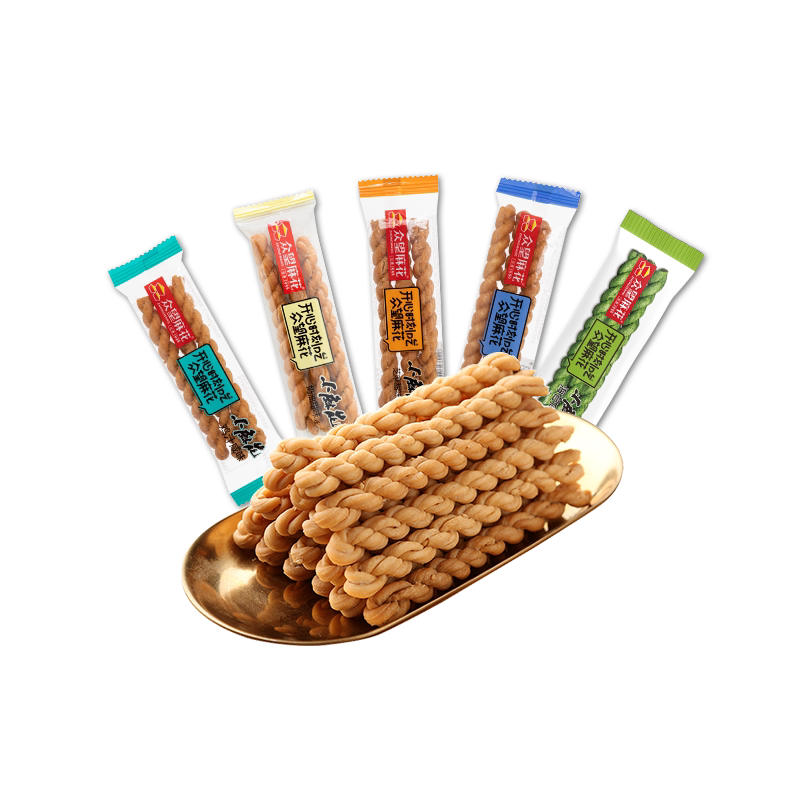 休闲零食湖北众望小麻花传统糕点