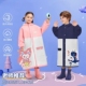 儿童雨衣男童女孩专用幼儿园小学生防暴雨书包位卡通恐龙夏季 透气